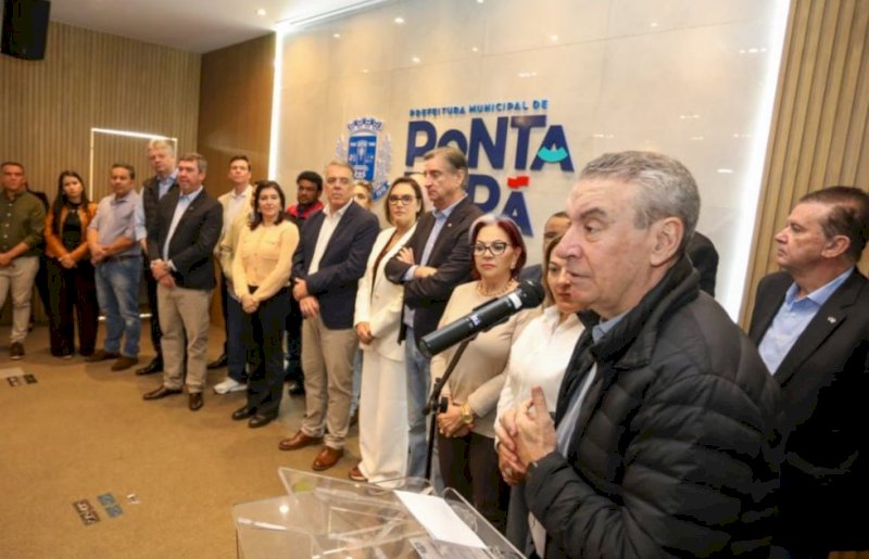ALEMS integra ato de assinatura de R$ 51,6 milhões para obras em Ponta Porã