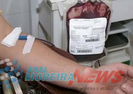 Campanha de doação de sangue é adiada em Aral Moreira