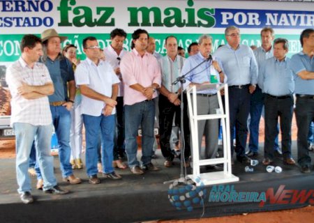 Edson de David e Eugenio Freire acompanham agenda do governador em Naviraí