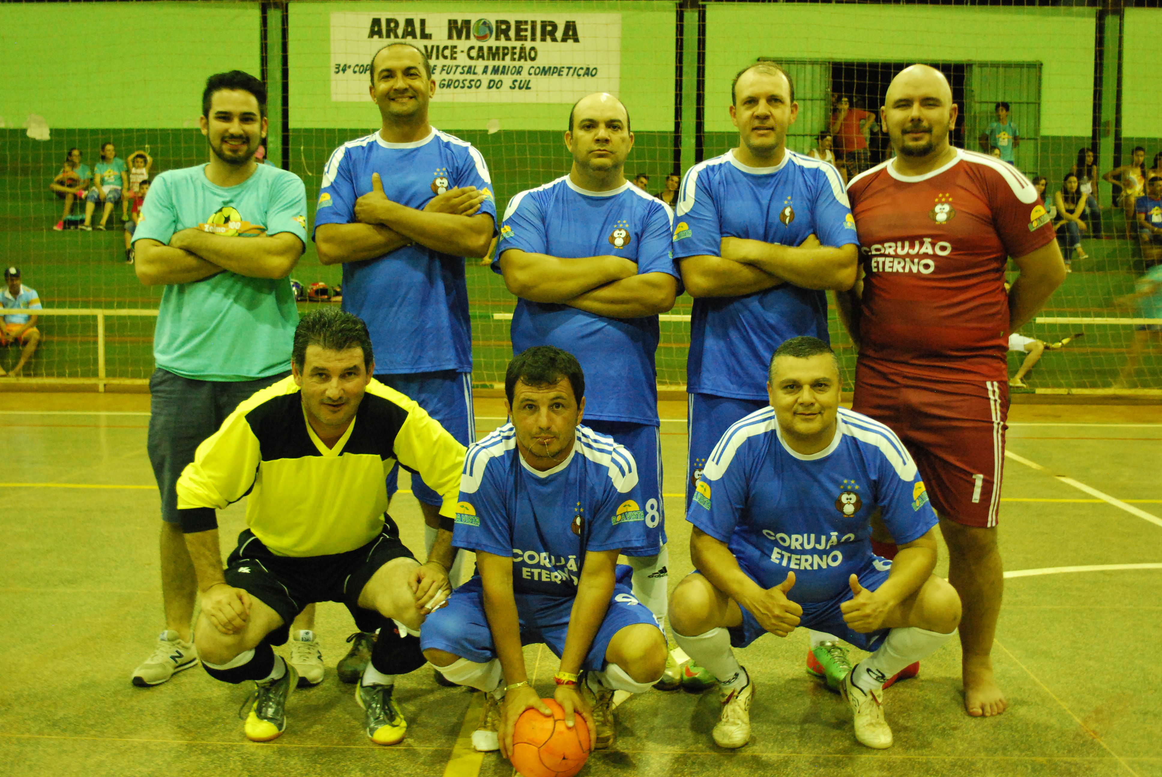 Jogadores que representaram a equipe do Coruj&atilde;o Lanches.