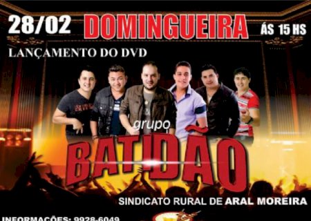 ‘Domingueira Baile Show’ acontece neste domingo, 28