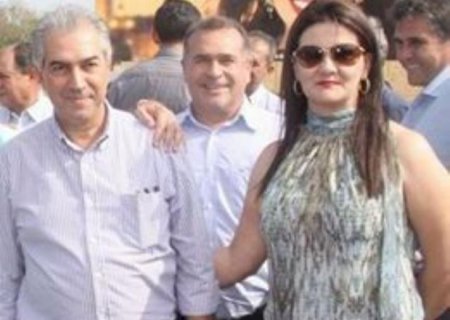 Em Amambai, Valdirene Soligo acompanha visita do governador Reinaldo Azambuja