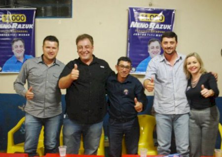 Neno Razuk lança campanha a deputado estadual em Aral Moreira