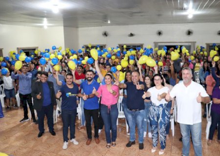 Ato de filiação do PSDB reúne mais de 600 pessoas em Aral Moreira