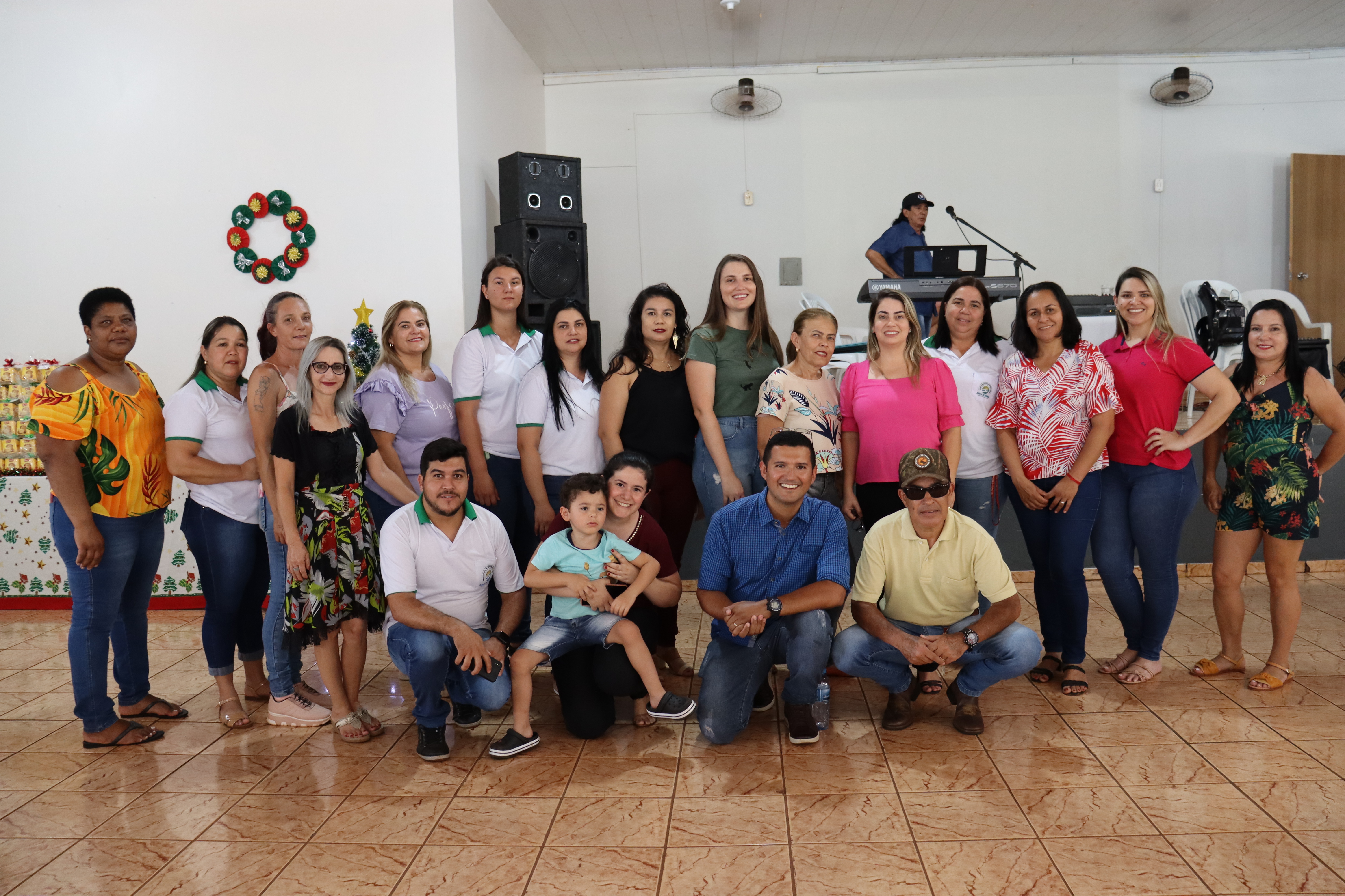 Parte da equipe da Secretaria Municipal de Assistência Social de Aral Moreira.