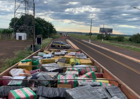 Flagrado pela polícia transportava mais de 8t de maconha até Santa Catarina