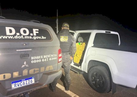 DOF apreende adolescente com mais de 800 quilos de droga em Ponta Porã