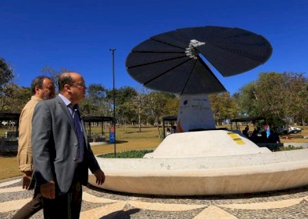 Energia limpa e inovação: Agems e Energisa reinauguram Flor Solar no Parque das Nações Indígenas